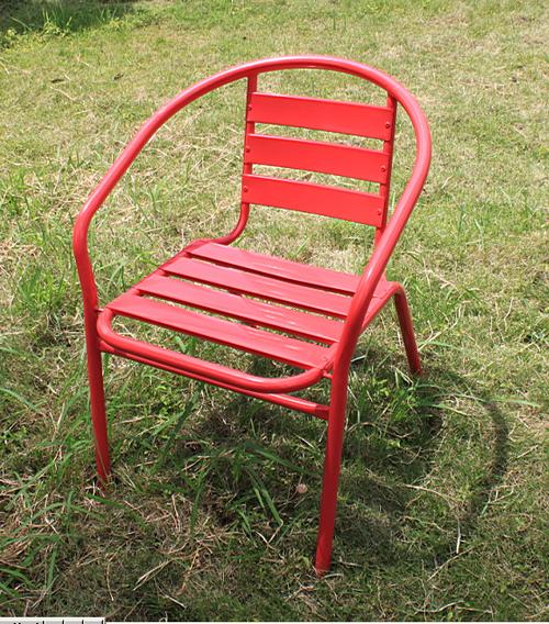 bfrc-01a 厂家生产茶艺铁椅 粉红色铁椅 户外休闲椅.